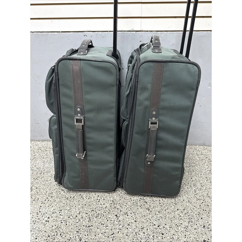 Samsonite Luggage 2 Pack Bundle Suitcase Gray Softside Wheeled 28x18x12 NICE!